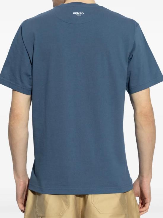  겐조 반팔 티셔츠 FF55TS5284SG blue - KENZO