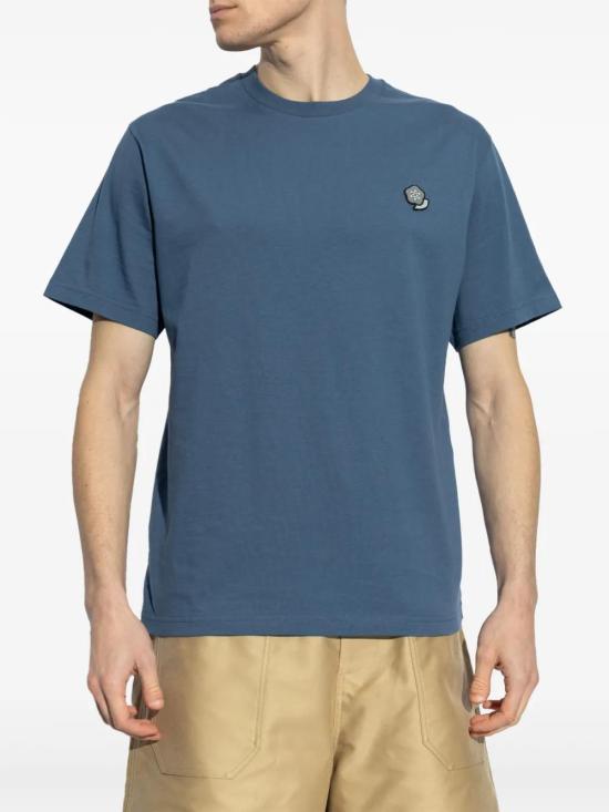  겐조 반팔 티셔츠 FF55TS5284SG blue - KENZO