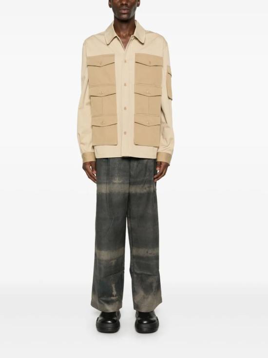  겐조 긴팔 셔츠 FE65CH5019CA beige - KENZO