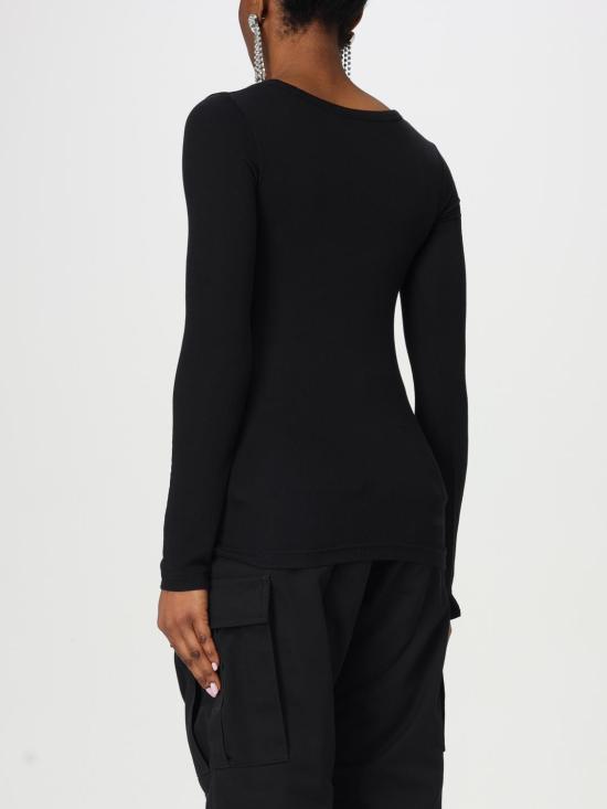 25FW 발렌시아가 긴팔 티셔츠 811915TRVR1 1000 Black - BALENCIAGA