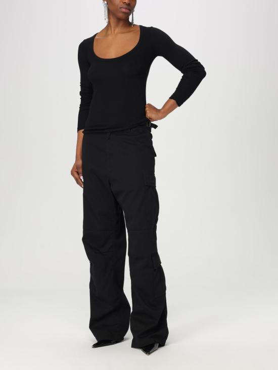 25FW 발렌시아가 긴팔 티셔츠 811915TRVR1 1000 Black - BALENCIAGA