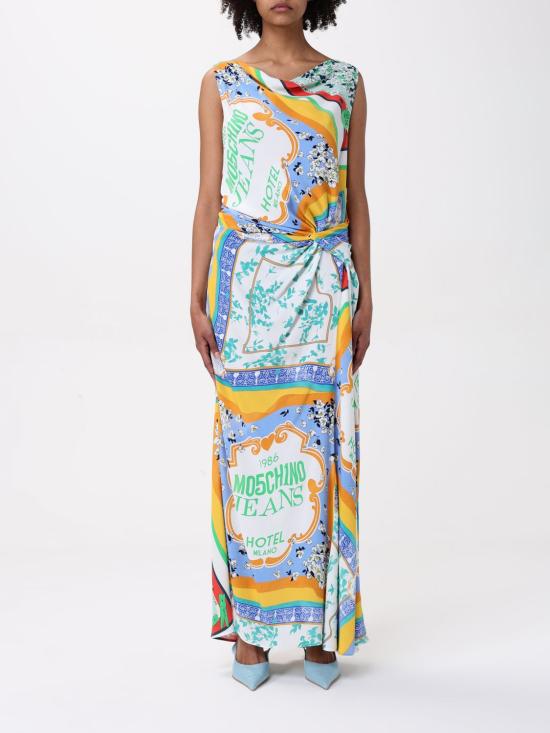 25SS 모스키노 롱 원피스 04073735 1888 Multicolor