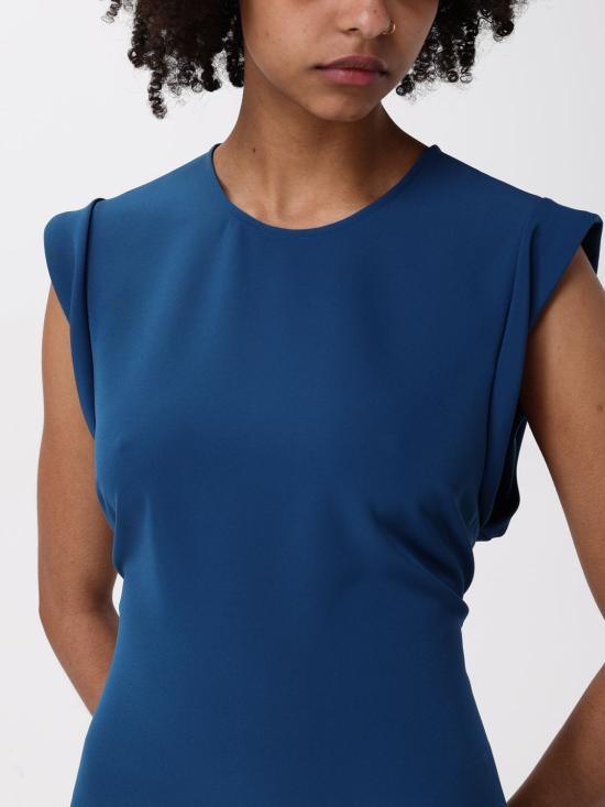 25SS 모스키노 미디 원피스 04463225 0320 Teal - MOSCHINO