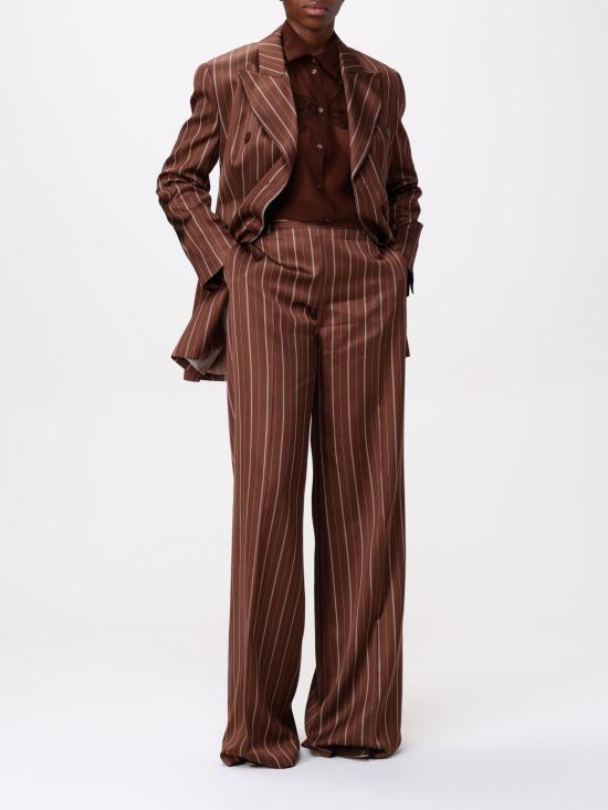 25SS 에르마노 설비노 블라우스 D462K411QEL 91230 Brown - ERMANNO SCERVINO