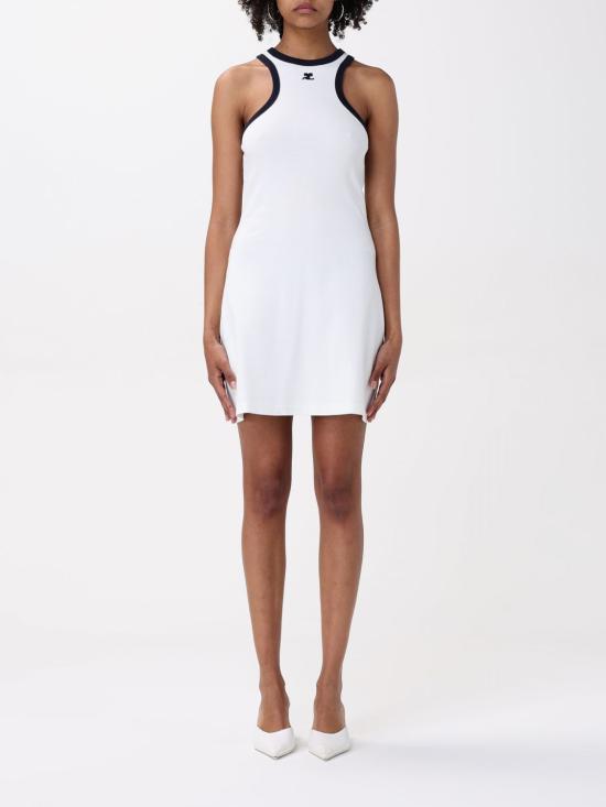 25FW 쿠레쥬 숏 원피스 125JRO577JS0203 0083 White