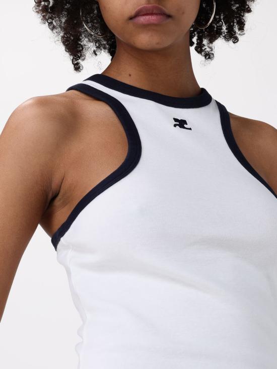 25FW 쿠레쥬 숏 원피스 125JRO577JS0203 0083 White - COURREGES