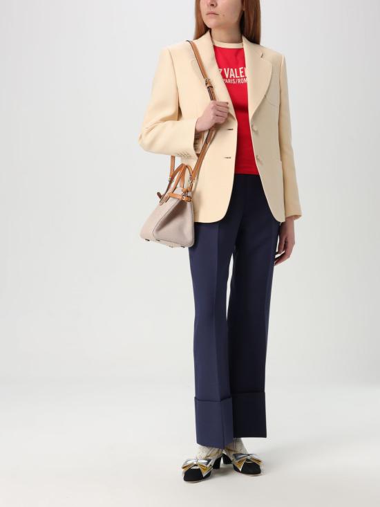 25SS 발렌티노 가라바니 반팔 티셔츠 6B3MG24D970 QSJ Red - VALENTINO GARAVANI