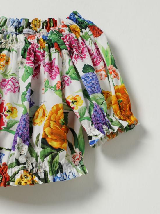 25FW [키즈] 돌체앤가바나 탑 L56S24HS5S5 HA5KU Multicolor - DOLCE & GABBANA