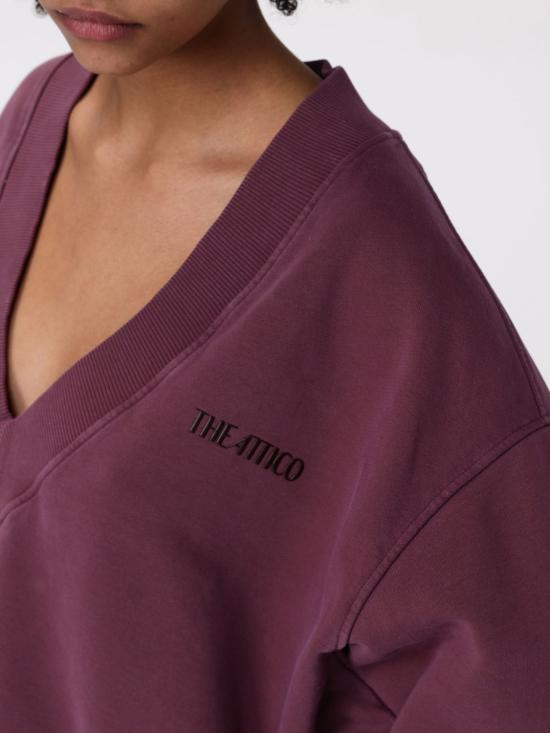 25SS 디 아티코 스웨터 250WCF00010JJF003AA 863 Violet - THE ATTICO