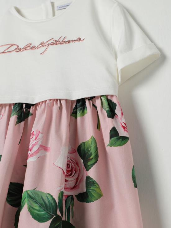 25FW [키즈] 돌체앤가바나 원피스 L5JD9RG7O0S S9000 Pink - DOLCE & GABBANA