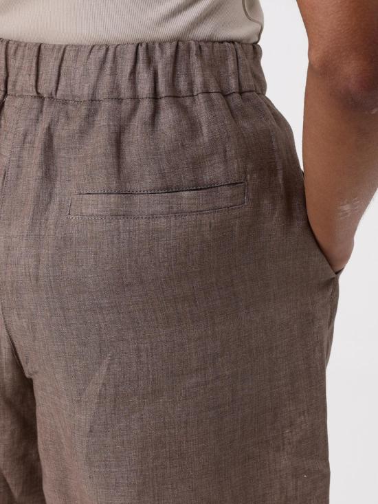 25SS 브루넬로 쿠치넬리 숏팬츠 MM633EP999 C025 Brown - BRUNELLO CUCINELLI