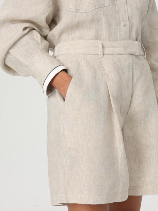 25SS 브루넬로 쿠치넬리 숏팬츠 MM633EP999 C200 Beige - BRUNELLO CUCINELLI