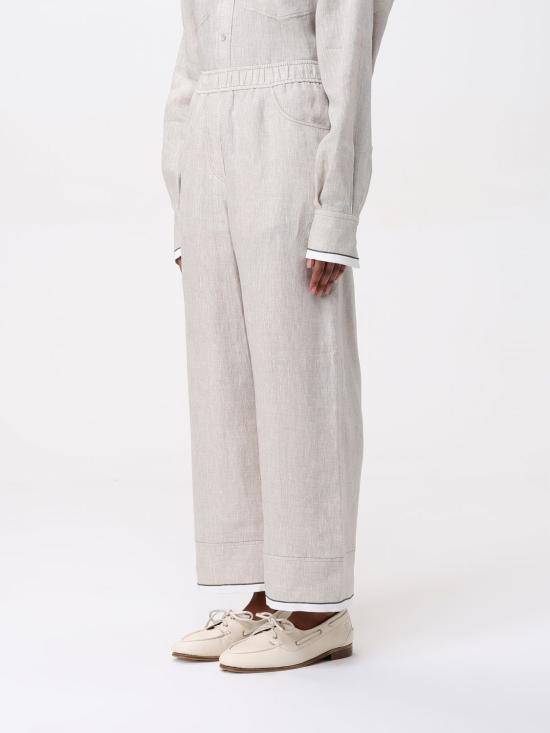 25FW 브루넬로 쿠치넬리 팬츠 MM633HD669 C200 Beige - BRUNELLO CUCINELLI