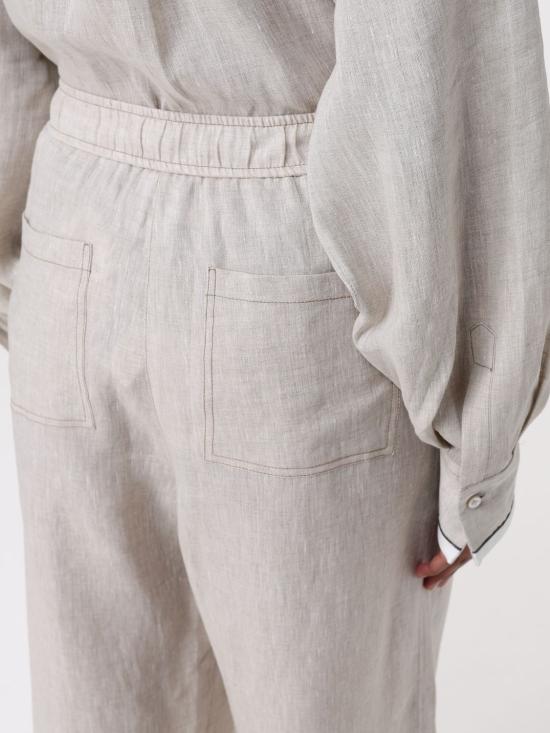 25FW 브루넬로 쿠치넬리 팬츠 MM633HD669 C200 Beige - BRUNELLO CUCINELLI