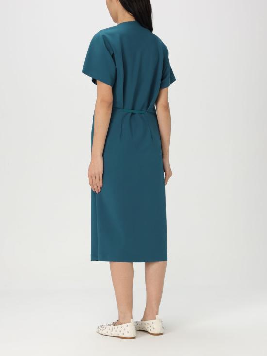 25FW 모스키노 미디 원피스 04053225 0320 Teal - MOSCHINO