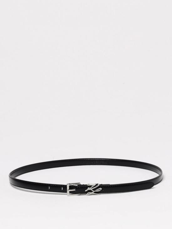 25SS 칼라거펠트 슬림 벨트 A1W33061 999 Black