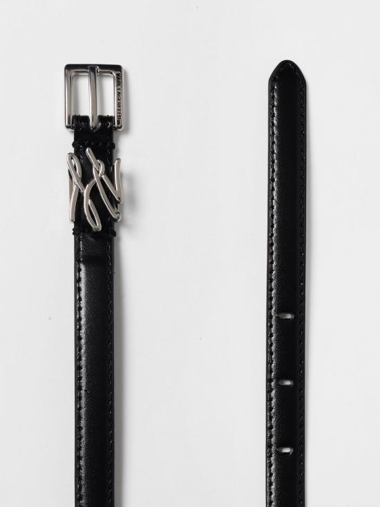 25SS 칼라거펠트 슬림 벨트 A1W33061 999 Black - KARL LAGERFELD