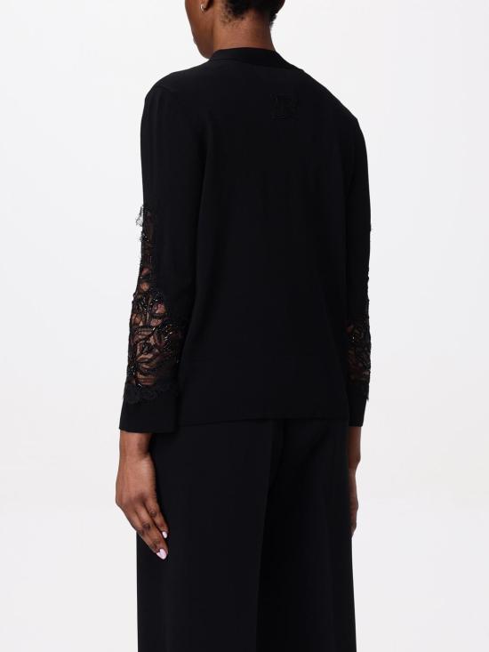 25SS 에르마노 설비노 가디건 D465N310APCTLGIKT 95708 Black - ERMANNO SCERVINO