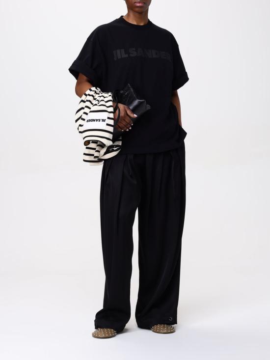 25FW 질샌더 반팔 티셔츠 J03GC0137J20243 001 Black - JIL SANDER