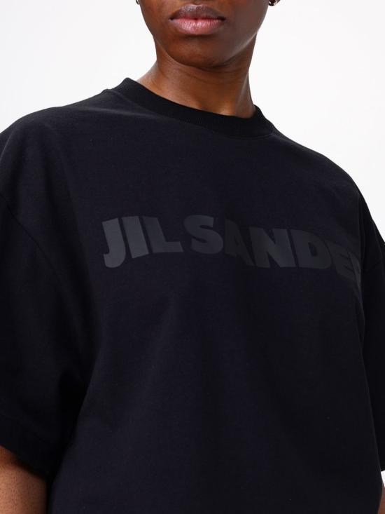 25FW 질샌더 반팔 티셔츠 J03GC0137J20243 001 Black - JIL SANDER