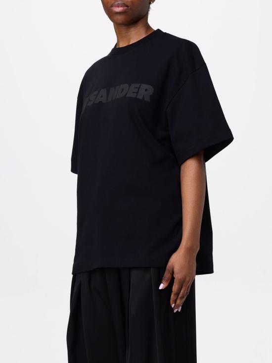 25FW 질샌더 반팔 티셔츠 J03GC0137J20243 001 Black - JIL SANDER