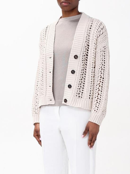 25FW 브루넬로 쿠치넬리 가디건 M8E389106 C9437 Beige - BRUNELLO CUCINELLI