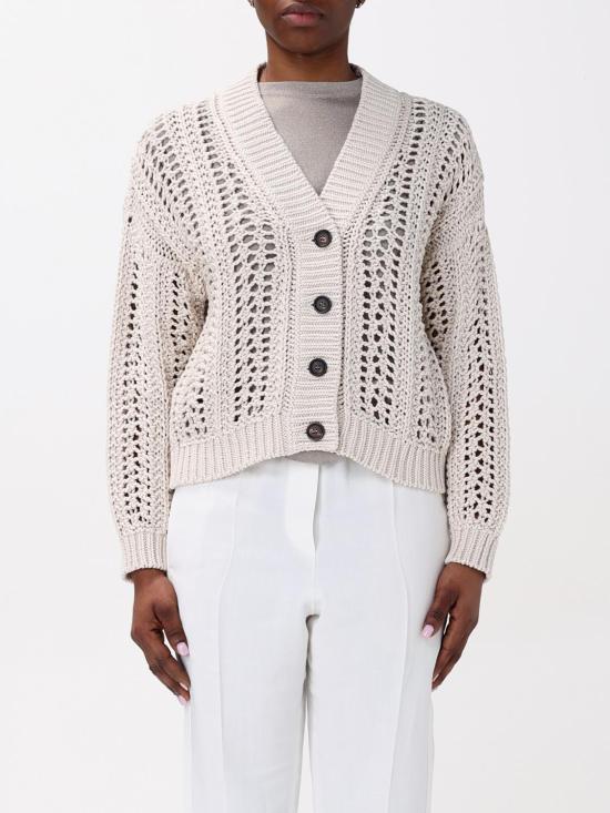 25FW 브루넬로 쿠치넬리 가디건 M8E389106 C9437 Beige