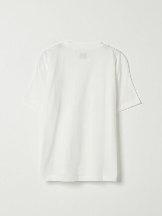 25FW [키즈] 씨피 컴퍼니 티셔츠 C6M008LAA17 10135 White - C.P. COMPANY