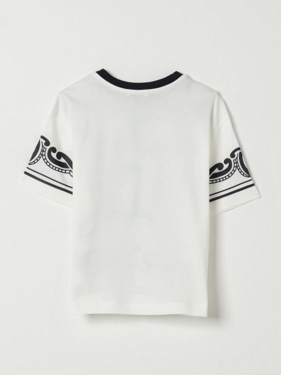 25SS [키즈] 돌체앤가바나 티셔츠 L4JTHVG7OK3 W0111 White - DOLCE & GABBANA