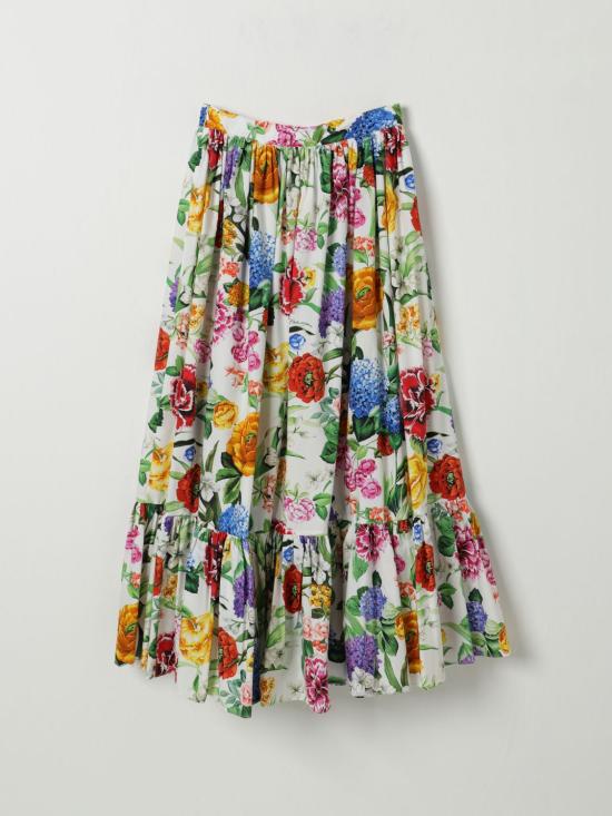 25FW [키즈] 돌체앤가바나 스커트 L55I53HS5S5 HA5KU Multicolor - DOLCE & GABBANA