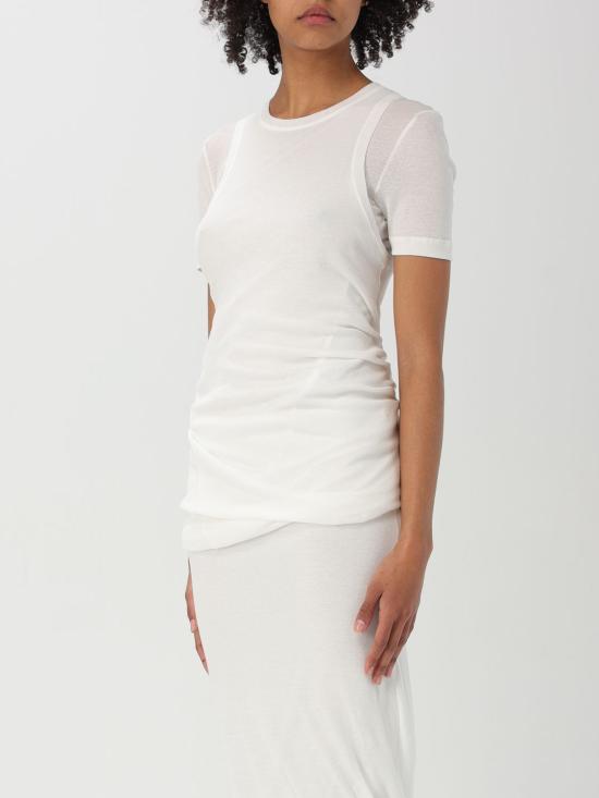 25FW 질샌더 반팔 티셔츠 J02NF0005J20249 100 White - JIL SANDER