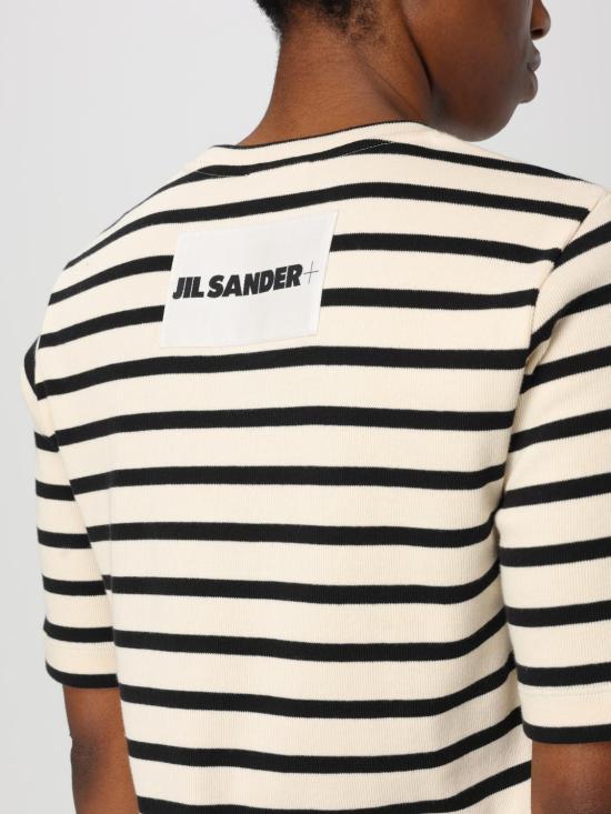 25FW 질샌더 반팔 티셔츠 J40GC0111J46497 080 White - JIL SANDER