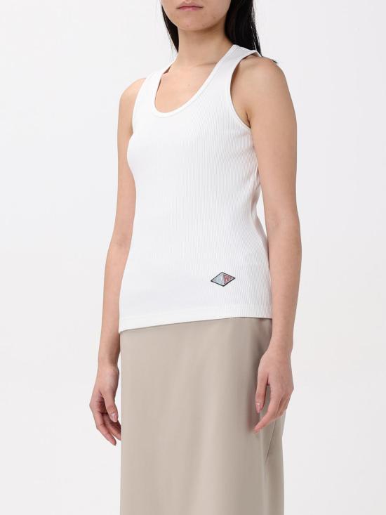 25FW 보테가베네타 민소매 티셔츠 799592V3Z60 9071 White - BOTTEGA VENETA