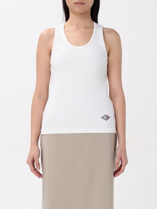 25FW 보테가베네타 민소매 티셔츠 799592V3Z60 9071 White