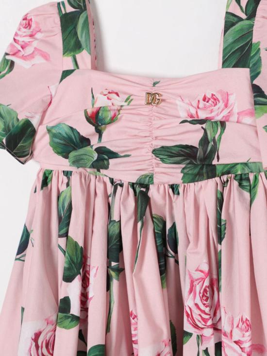 25SS [키즈] 돌체앤가바나 원피스 L53DE7HS5S7 HF5IZ Pink - DOLCE & GABBANA