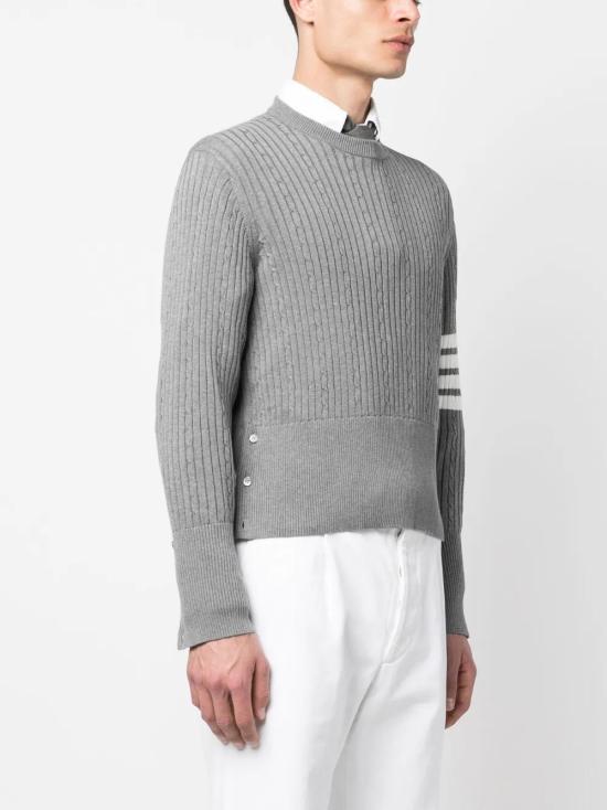  톰브라운 스웨터 MKA460AY3014 grey - THOM BROWNE