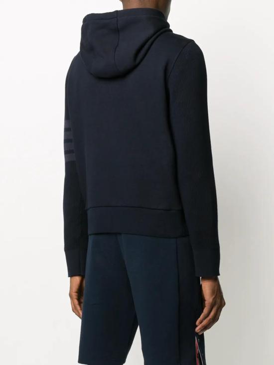  톰브라운 후드 티셔츠 MJT236A03377 dark navy - THOM BROWNE