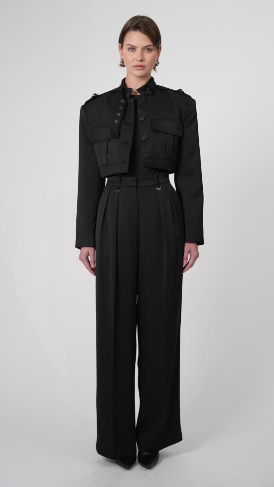  파렌테지 스트레이트 팬츠 패터슨 팬츠 블랙 - PARENTEZI