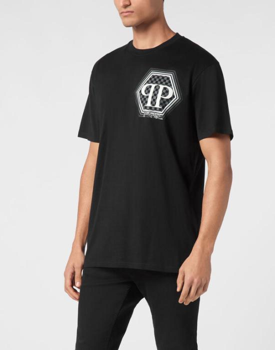 25SS 필립 플레인 반팔 티셔츠 MTK8106 PJY002N Black - PHILIPP PLEIN