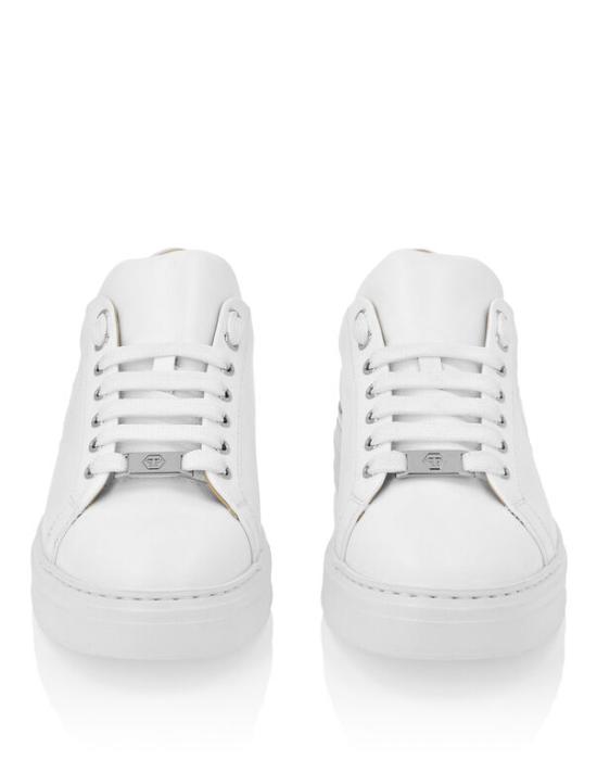 25SS 필립 플레인 드레스 슈즈 USC0692 PLE075N 01 White - PHILIPP PLEIN