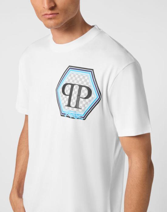 25SS 필립 플레인 반팔 티셔츠 MTK8106 PJY002N 01 White - PHILIPP PLEIN