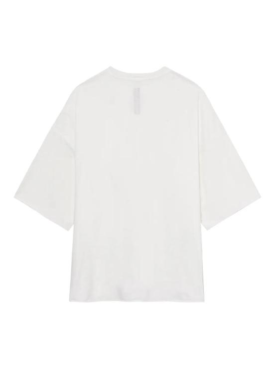  릭 오웬스 반팔 티셔츠 RU01E5283JA white - RICK OWENS