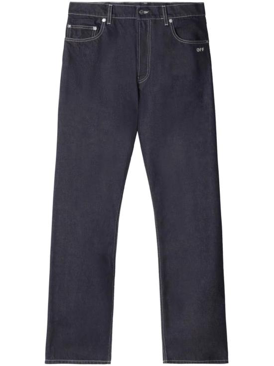  오프화이트 데님 팬츠 OMYA180F23DEN0014761 midnight blue