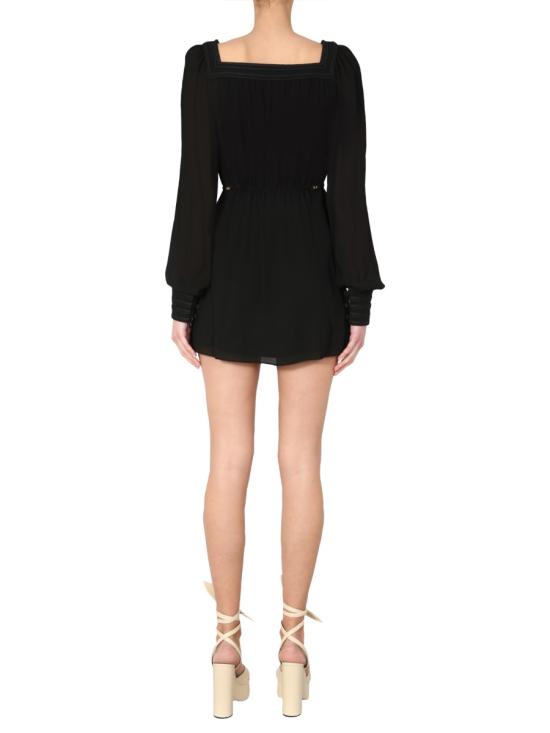 24FW 생로랑 숏 원피스 608598 BLACK - SAINT LAURENT