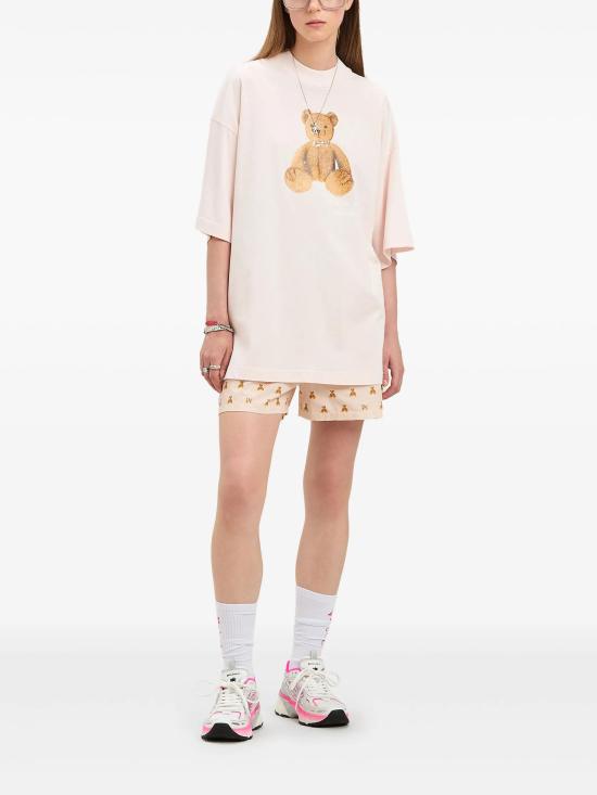  팜앤젤스 숏팬츠 PWCB056S25FAB002 3C60 SOFT PINK BROWN - PALM ANGELS