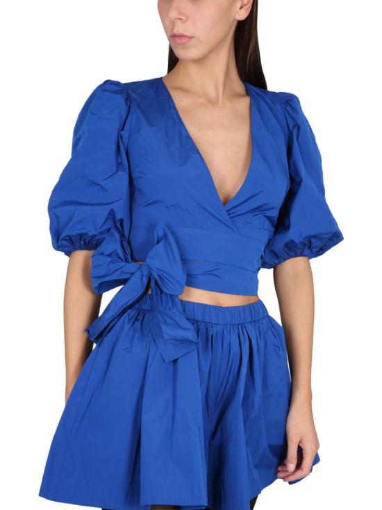  레드발렌티노 반팔 티셔츠 2R3ABL30 BLUE - RED VALENTINO