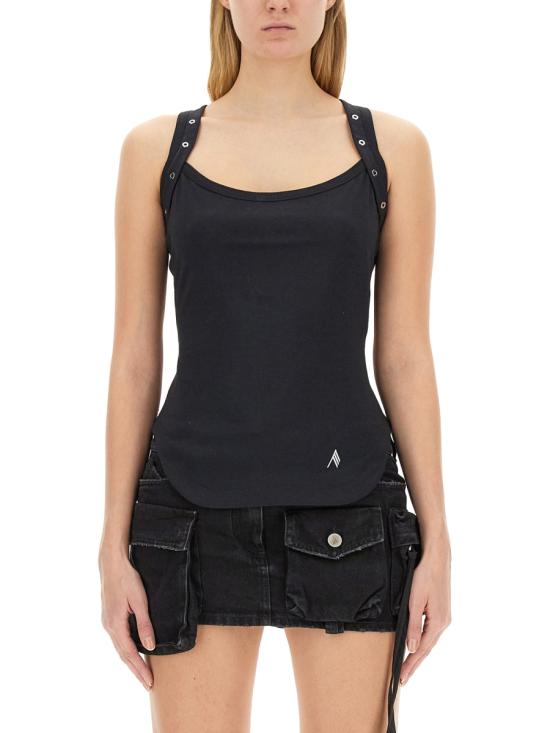 24SS 디 아티코 민소매 티셔츠 241WCT236 BLACK