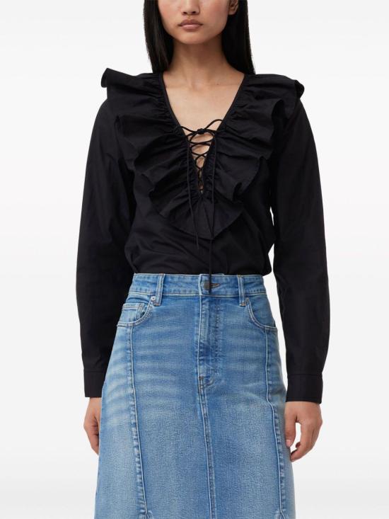  가니 반팔 티셔츠 F9059 BLACK - GANNI