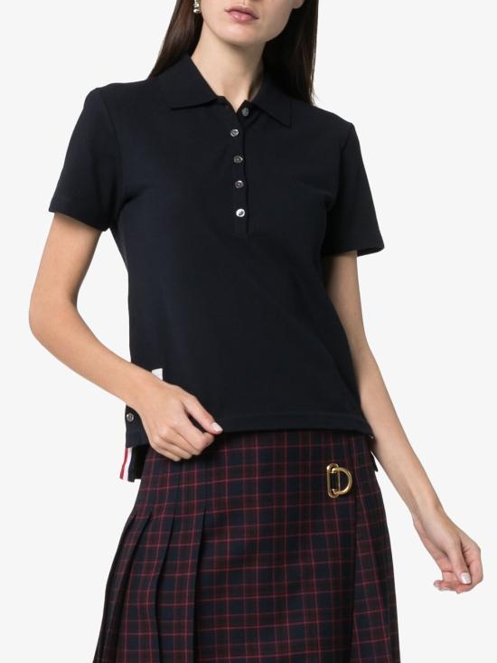 24FW 톰브라운 폴로 티셔츠 FJP014A BLUE - THOM BROWNE