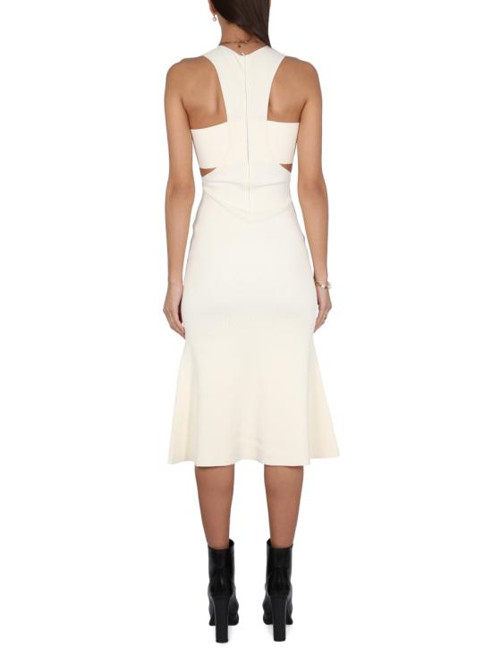 23SS 알렉산더 맥퀸 미디 원피스 734602 IVORY - ALEXANDER MCQUEEN